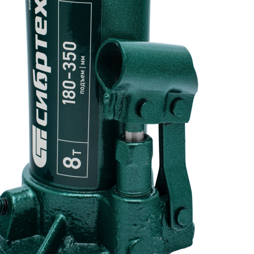 Домкрат гидравлический бутылочный, 8 т, 180-350 мм Сибртех по ценам производителя в Краснодаре с доставкой по всей России