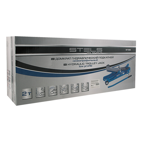 Домкрат гидравлический подкатной, 2 т, Low Profile, 80-380 мм Stels по ценам производителя в Краснодаре с доставкой по всей России