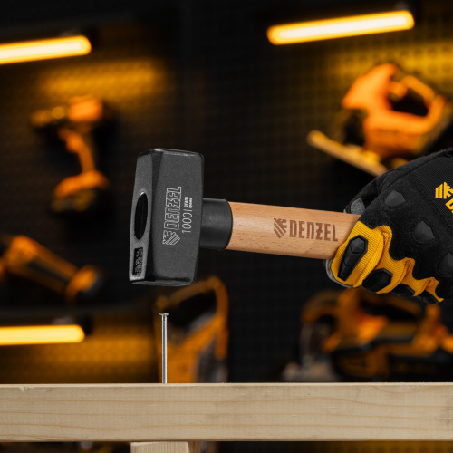 Кувалда, 1000 г, кованая головка, буковая рукоятка Denzel по ценам производителя в Краснодаре с доставкой по всей России