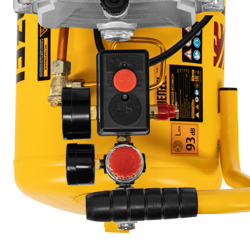 Компрессор воздушный DC1500/24, прямой привод, 1.5 кВт, 24 литра, 220 л/мин Denzel по ценам производителя в Краснодаре с доставкой по всей России