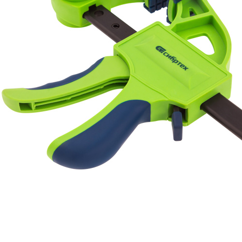 Струбцина F-образная, быстрозажимная, 900 х 70 х 1130 мм, пластиковый корпус, фиксатор, двухкомпонентная рукоятка Сибртех по ценам производителя в Краснодаре с доставкой по всей России