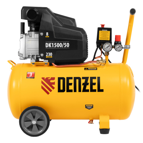 Компрессор воздушный DK1500/50, Х-PRO 1.5 кВт, 230 л/мин, 50 л Denzel по ценам производителя в Краснодаре с доставкой по всей России