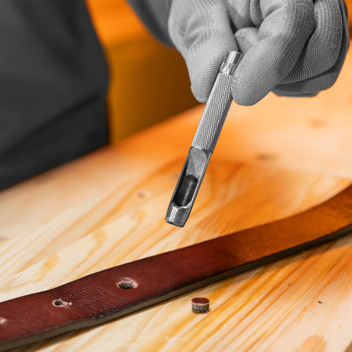 Набор пробойников для кожи 2 3 4 5 6 8 9 10 13 мм, 9 шт, чехол Сибртех по ценам производителя в Краснодаре с доставкой по всей России