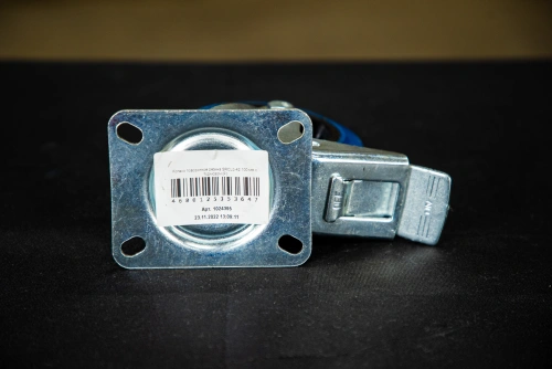 Колесо поворотное резина SRCLb 42 100 мм с тормозом (F) по ценам производителя в Краснодаре с доставкой по всей России