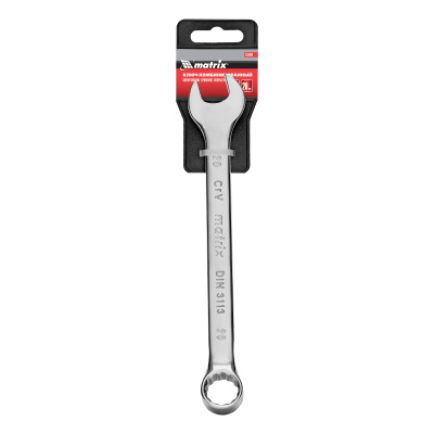Ключ комбинированный, 20 мм, CrV, полированный хром Matrix по ценам производителя в Краснодаре с доставкой по всей России