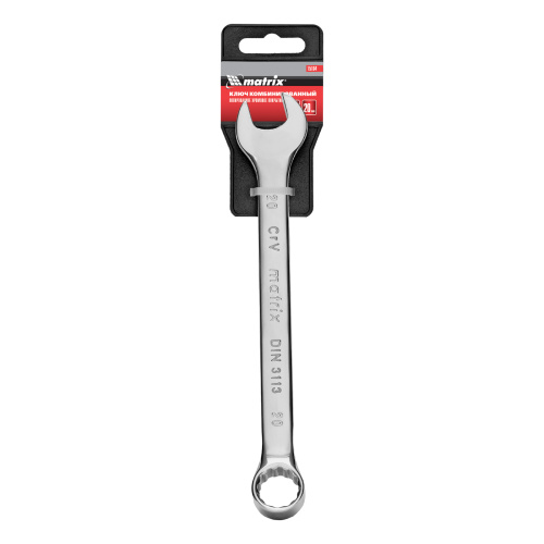 Ключ комбинированный, 20 мм, CrV, полированный хром Matrix по ценам производителя в Краснодаре с доставкой по всей России
