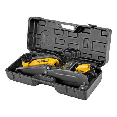 Домкрат гидравлический подкатной, 2 т, 135-385 мм, в пласт. кейсе Denzel по ценам производителя в Краснодаре с доставкой по всей России