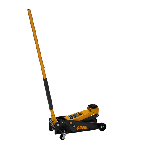 Домкрат гидравлический подкатной 3 т, с фиксатором, быстрый подъем, 135-480 мм, профессиональный Denzel по ценам производителя в Краснодаре с доставкой по всей России