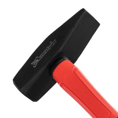 Молоток слесарный optimal, 1000 г, фибергласовая обрезиненная рукоятка, квадратный боек Matrix по ценам производителя в Краснодаре с доставкой по всей России