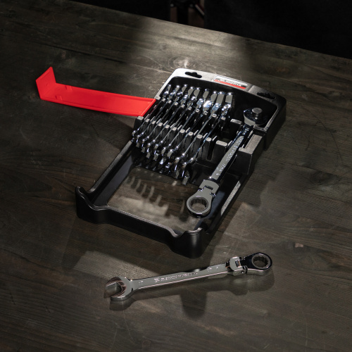 Набор ключей комбинированных, трещоточных шарнирных 11 шт. Matrix по ценам производителя в Краснодаре с доставкой по всей России