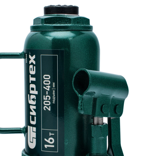 Домкрат гидравлический бутылочный, 16 т, 205-400 мм Сибртех по ценам производителя в Краснодаре с доставкой по всей России