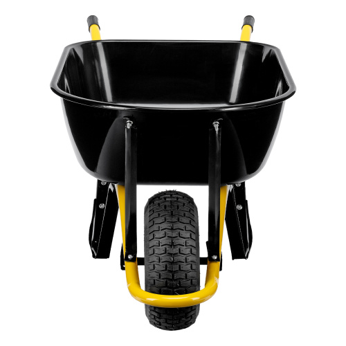 Тачка строительная, усиленная, объем 130 л, 230 кг, колесо 15х6.00-6 Denzel по ценам производителя в Краснодаре с доставкой по всей России