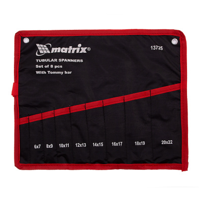 Набор ключей трубчатых торцевых 9 предметов Matrix по ценам производителя в Краснодаре с доставкой по всей России