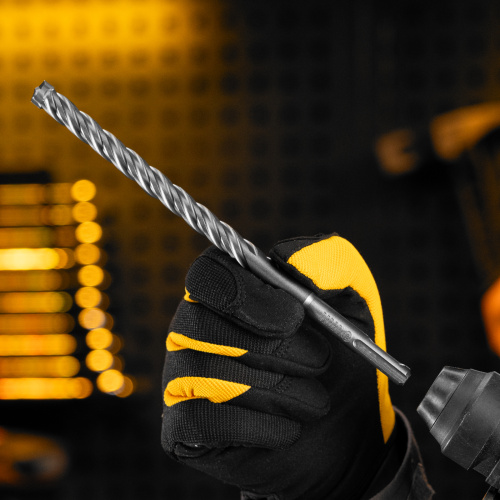 Бур по бетону, цельная крестовая пластина, 12x215 мм, SDS PLUS Denzel по ценам производителя в Краснодаре с доставкой по всей России