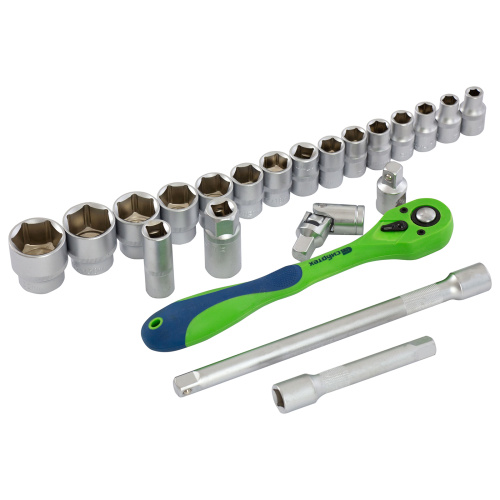 Набор инструментов 32 предмета, CrV, 1/2" Сибртех по ценам производителя в Краснодаре с доставкой по всей России