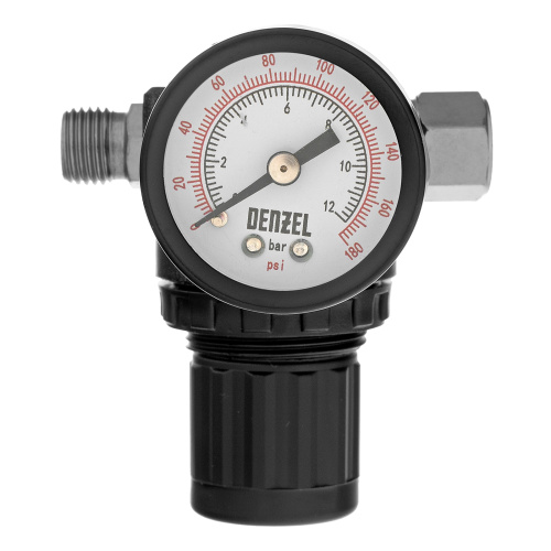 Регулятор давления с манометром R1500, 12 бар, 1/4" Denzel по ценам производителя в Краснодаре с доставкой по всей России