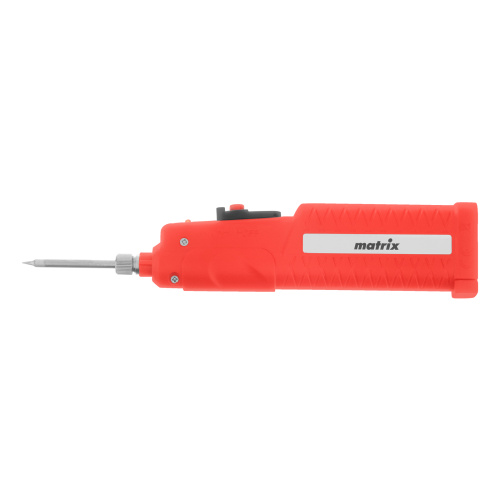 Паяльник беспроводной 4.5 В, 8 Вт, 350°С, припой 10 г, работа от элементов питания 3хАА Matrix по ценам производителя в Краснодаре с доставкой по всей России