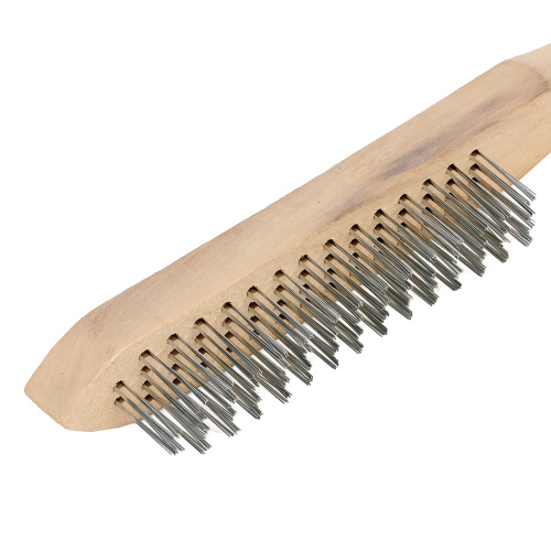 Щетка четырехрядная металлическая с деревянной ручкой Sparta по ценам производителя в Краснодаре с доставкой по всей России