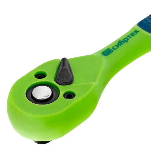 Ключ-трещотка 3/8", CrV, 72 зуба, с быстрым сбросом Сибртех по ценам производителя в Краснодаре с доставкой по всей России